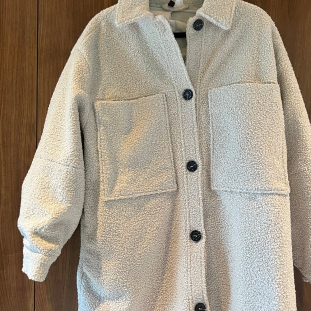 Beige Shacket
